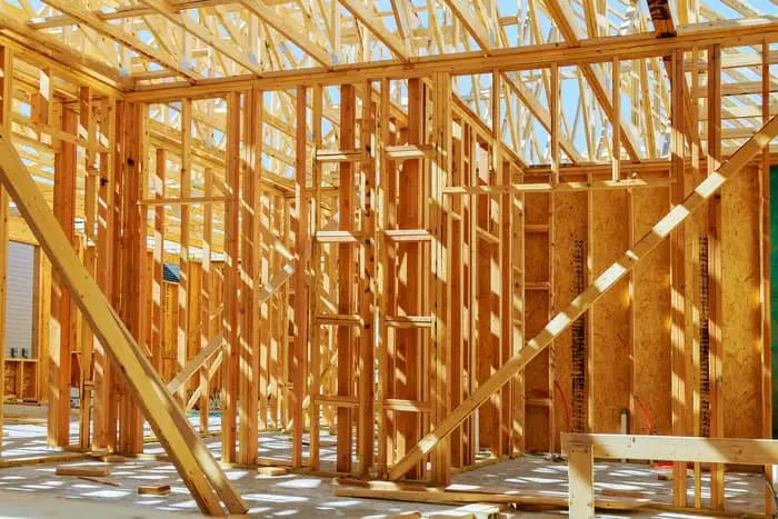 example of staggered stud and double wall